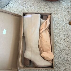 Lucky Brand Bonnay Knee-High Block-Heel Boots